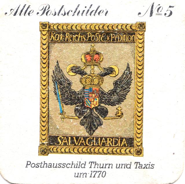 regensburg r-by thurn alte 5b (quad185-alte postschilder 5)